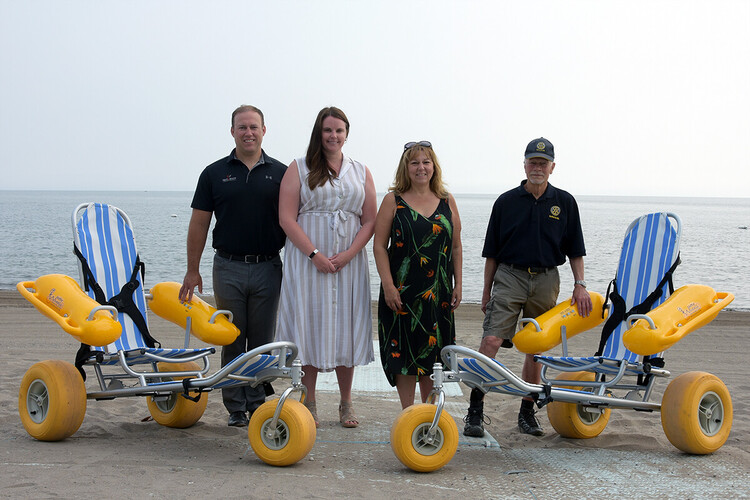 New service launch for persons with disabilities at Youghall Beach