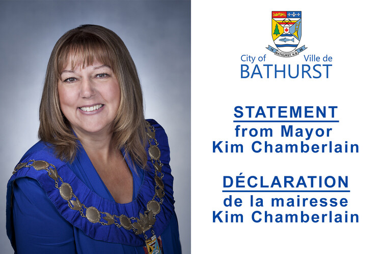 Déclaration de la mairesse Kim Chamberlain