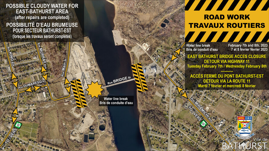 NOTICE OF ROAD CLOSURE – EAST BATHURST BRIDGE