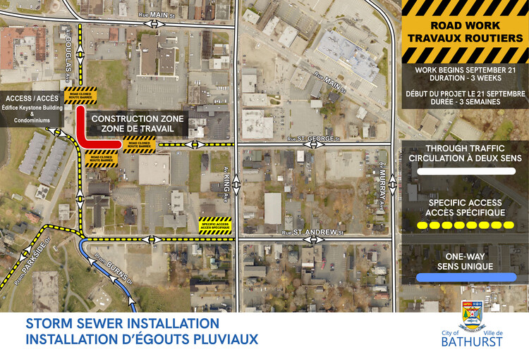 STORM SEWER INSTALLATION ON DOUGLAS, ST. GEORGE