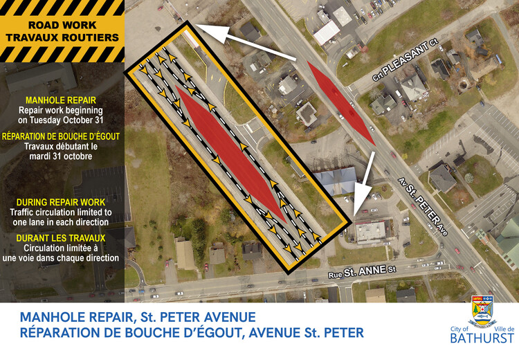 ROADWORK ADVISORY - St. Peter Avenue