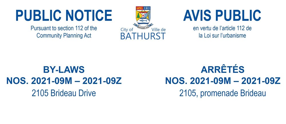 PUBLIC NOTICE - 2105 Brideau Drive
