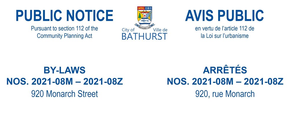 PUBLIC NOTICE - 920 Monarch Street