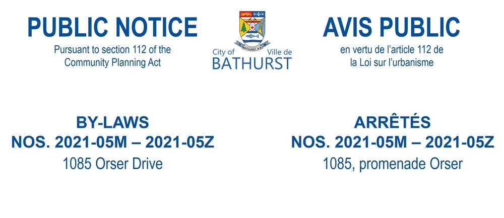 PUBLIC NOTICE - 1085 Orser Drive