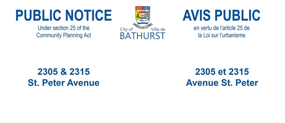 PUBLIC NOTICE - 2305 AND 2315 ST-PETER AVENUE