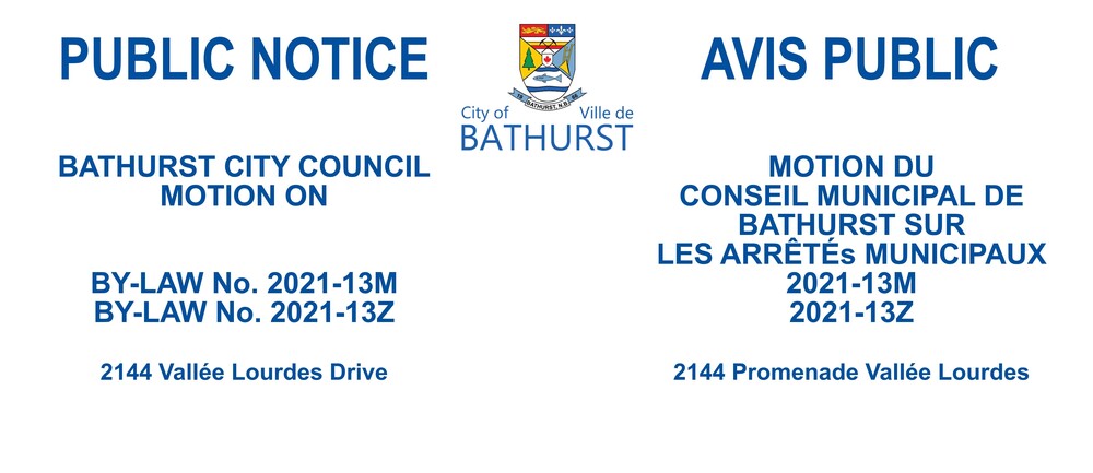 PUBLIC NOTICE - CITY COUNCIL BY-LAW MOTION