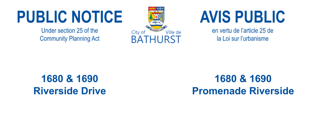 PUBLIC NOTICE - 1680 & 1690 Riverside Drive