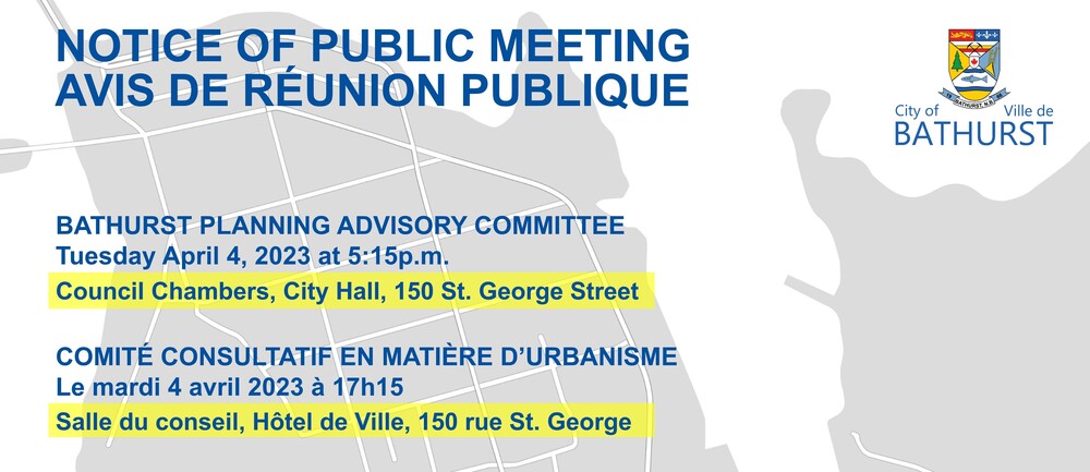 Bathurst Planning Advisory Committee meeting