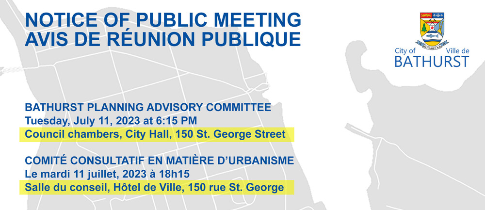 NOTICE - PLANNING ADVISORY COMMITTEE