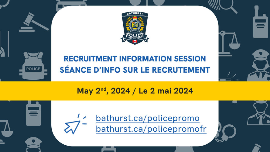 Séance d'information sur le recrutement - Force policière de Bathurst