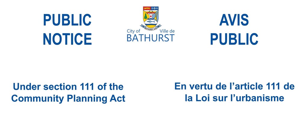 PUBLIC NOTICE — 1765 St Peter Avenue — Under section 111 of the Community Planning Act
