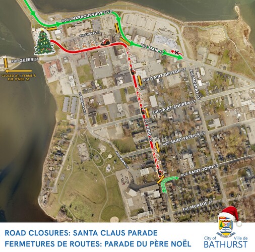Santa Claus Parade: Road Closures