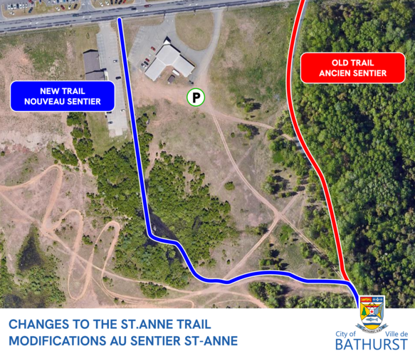 Changes to the St. Anne Trail
