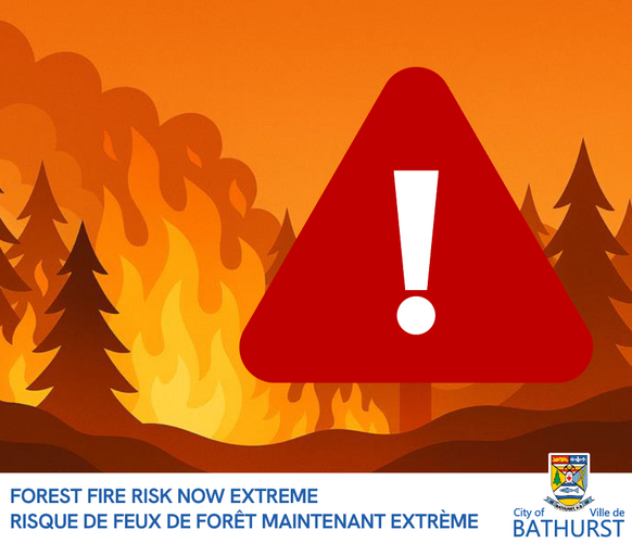 Forest Fire risk now Extreme