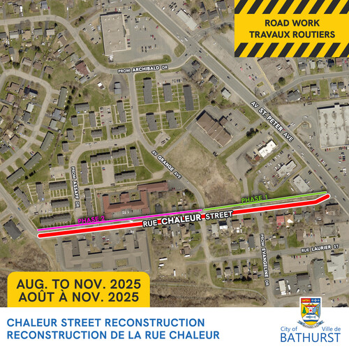 Upcoming project: Chaleur Street Reconstruction
