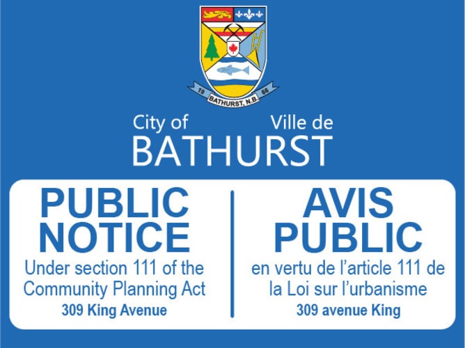 PUBLIC NOTICE - 309 King Avenue - Under Section 111 of the Community Planning Act