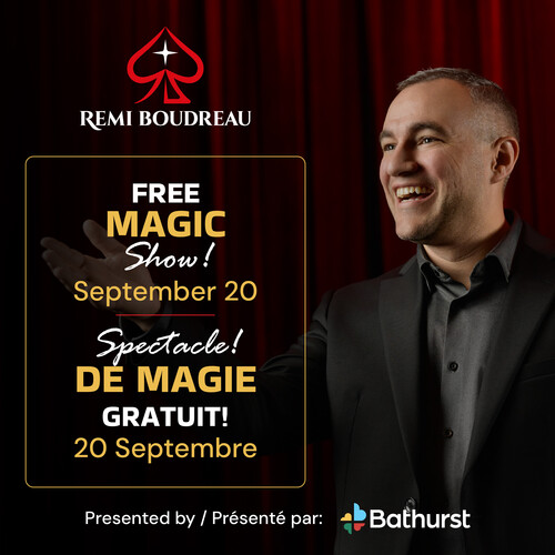 FREE Family Magic Show Coming to the K.C. Irving Regional Centre