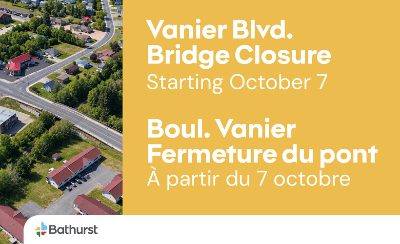 Fermeture du boulevard Vanier à compter du 7 octobre