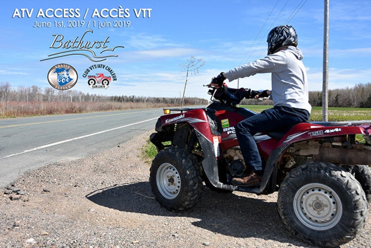 ATV ACCESS TO DOWNTOWN BATHURST JUNE 1st 2019