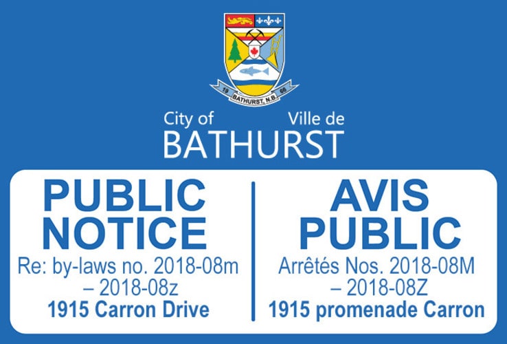 AVIS PUBLIC - 1915, promenade Carron