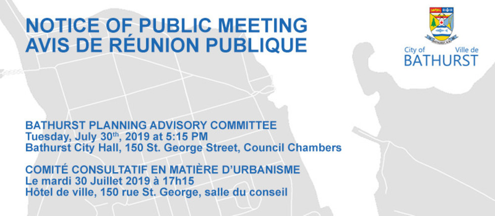 Avis de réunion publique