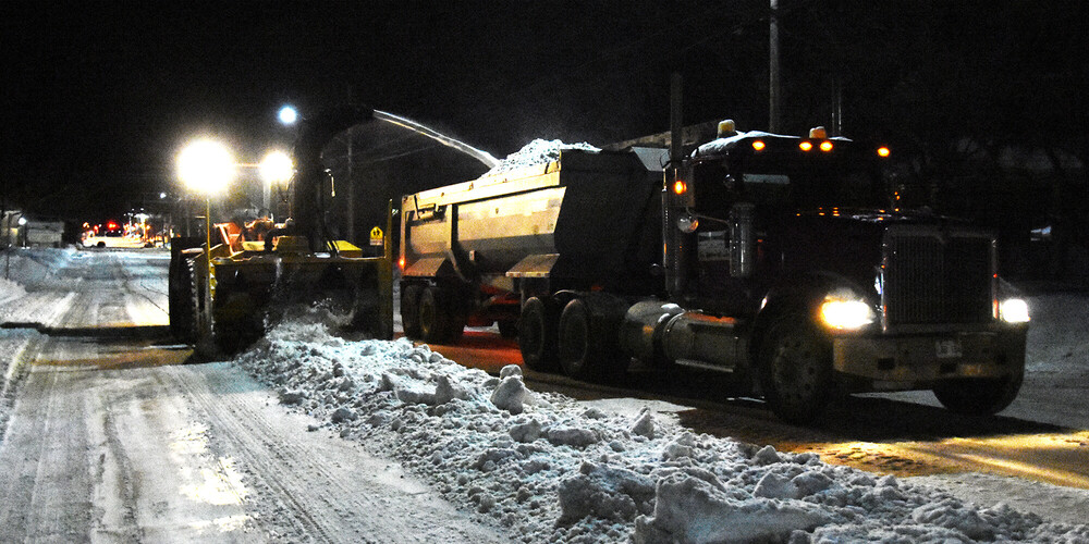 Opérations de déneigement