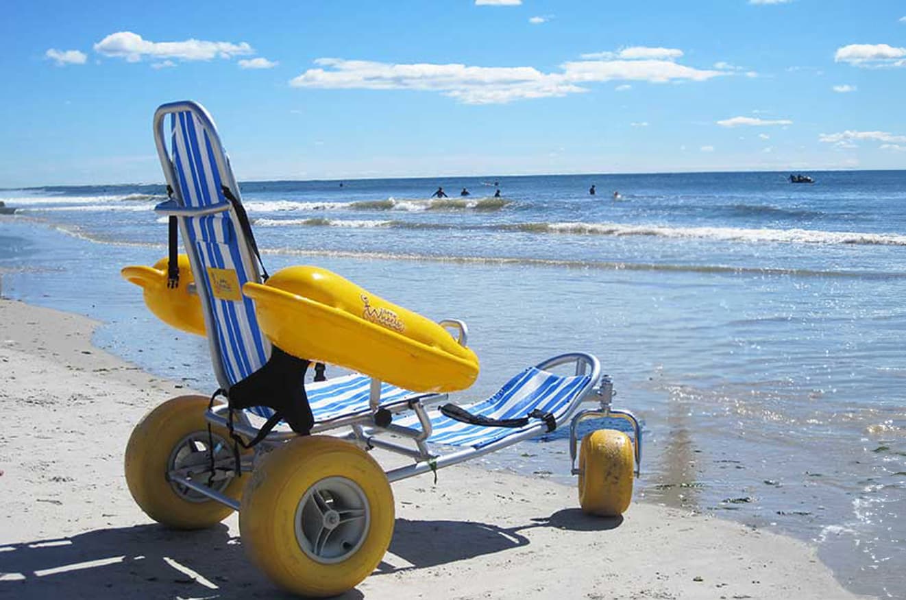 Accessible facilities at Youghall Beach