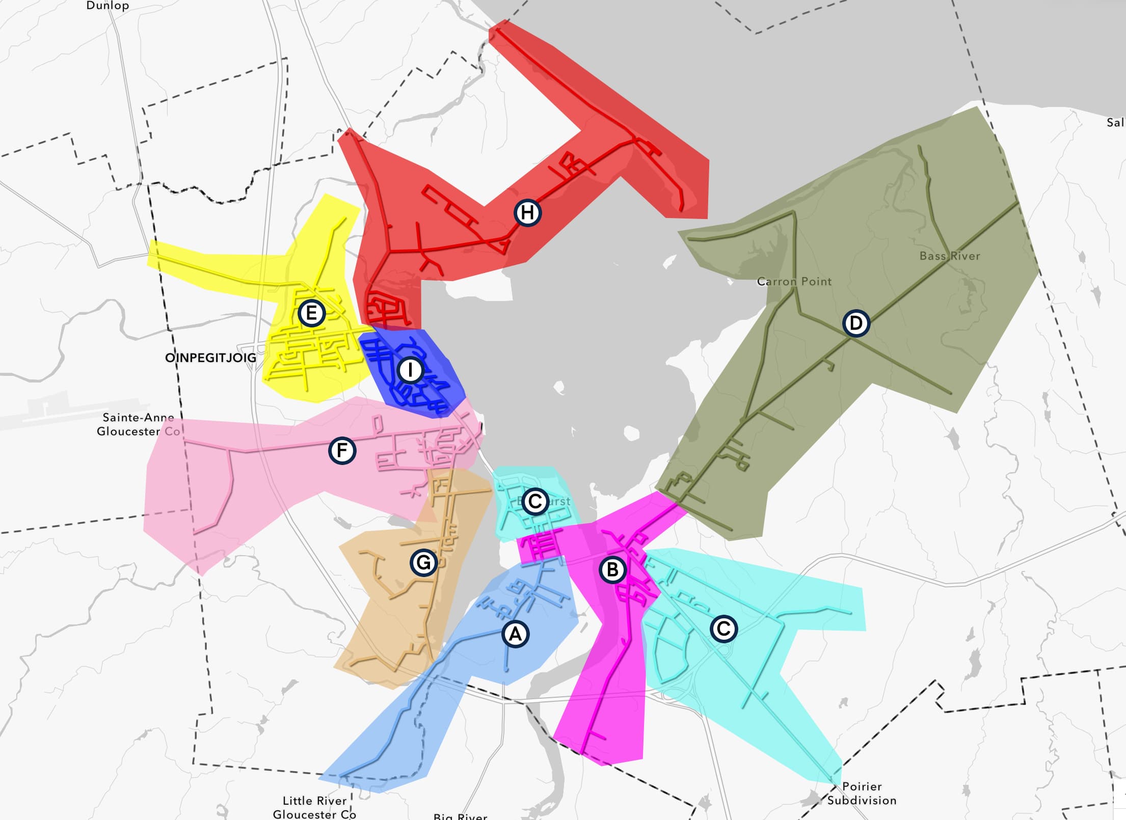 Waste Disposal Zone Map